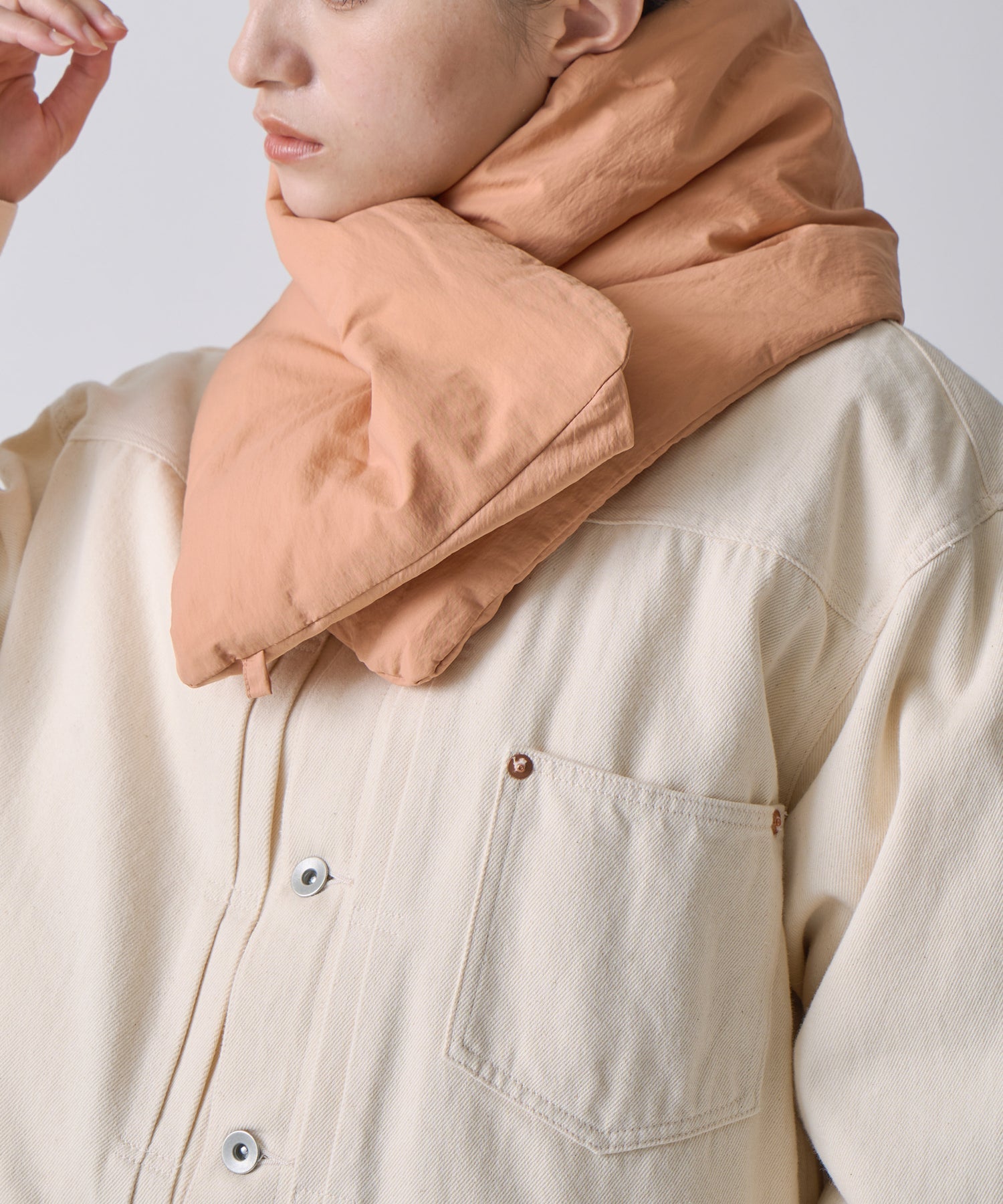 REVERSIBLE DOWN MUFFLER / FEW25WAC5354 – miffew