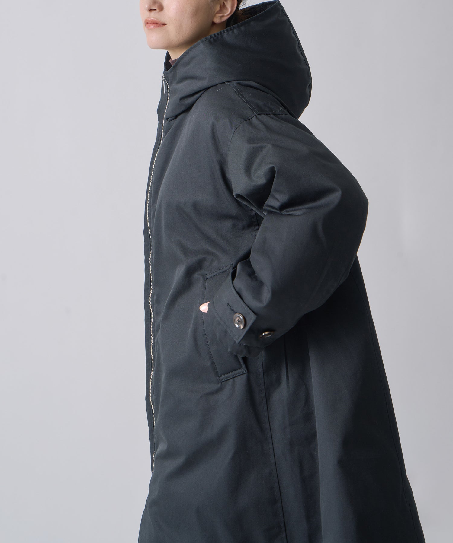 TENT LINE ZIP UP DOWN COAT / FEW25WJK5344