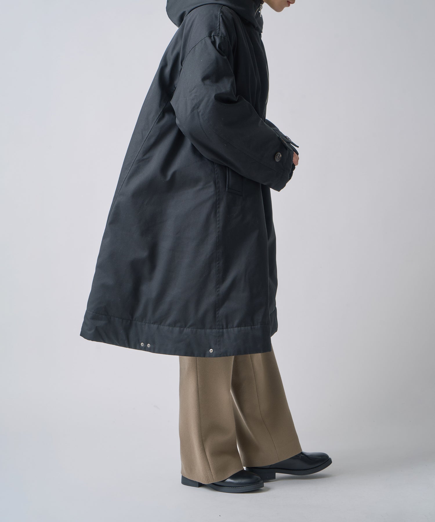 TENT LINE ZIP UP DOWN COAT / FEW25WJK5344