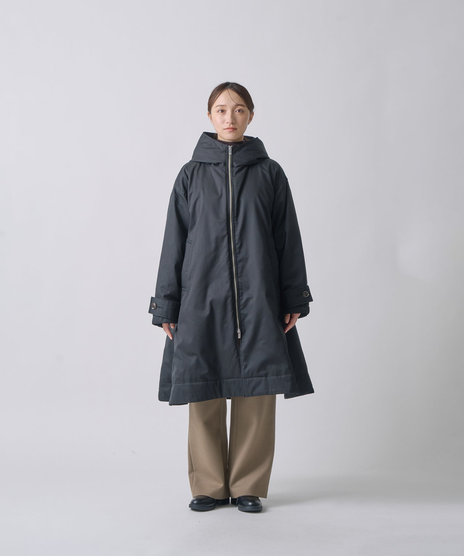 TENT LINE ZIP UP DOWN COAT / FEW25WJK5344
