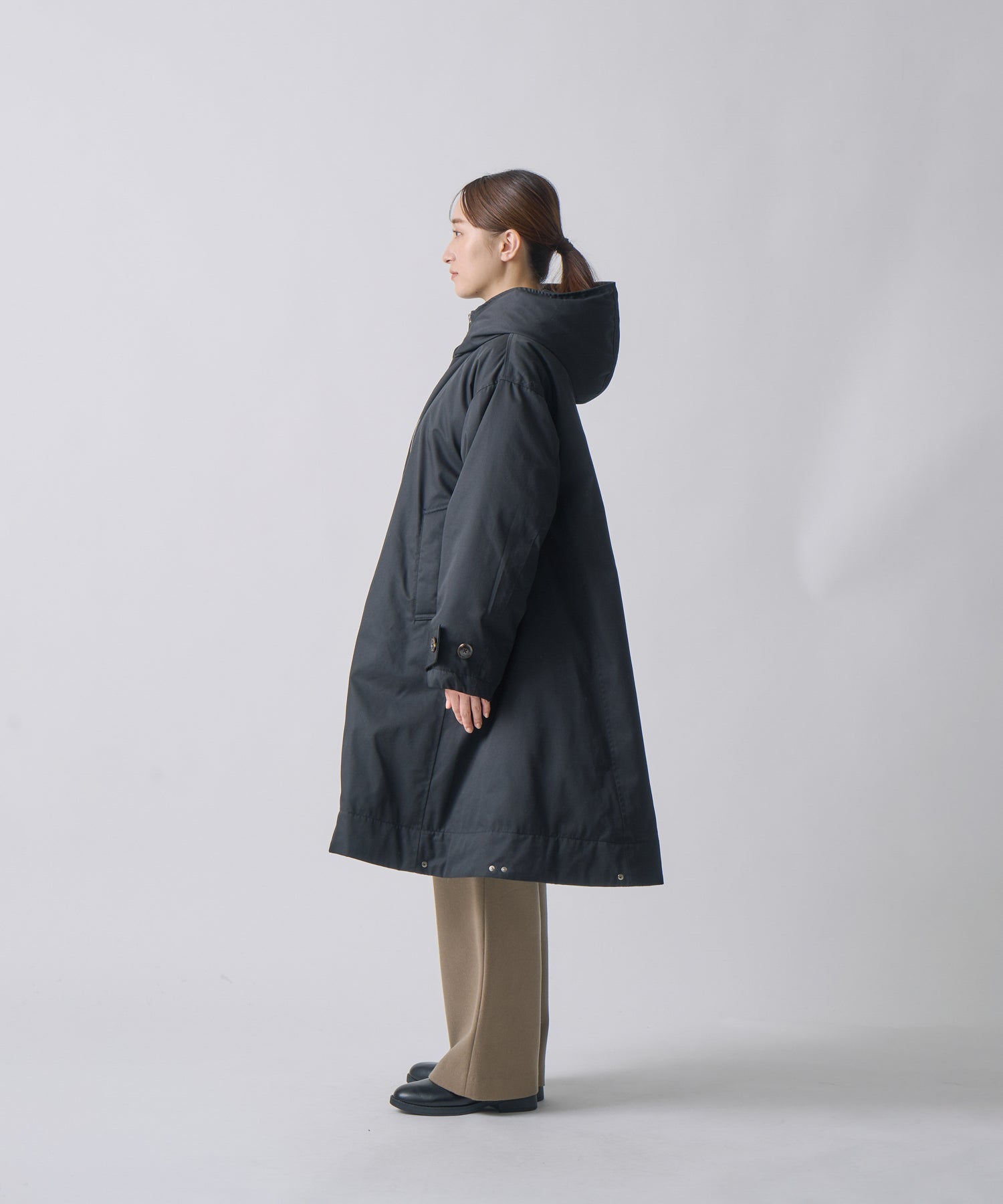 TENT LINE ZIP UP DOWN COAT / FEW25WJK5344