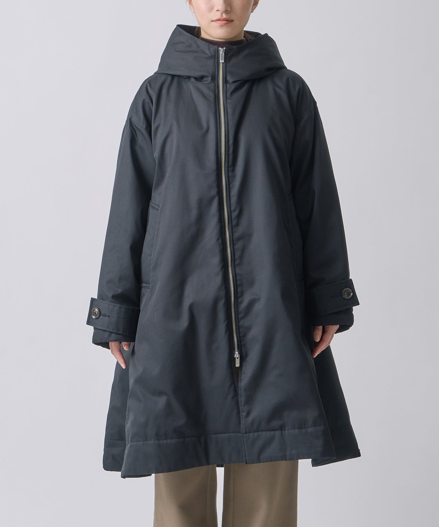 TENT LINE ZIP UP DOWN COAT / FEW25WJK5344
