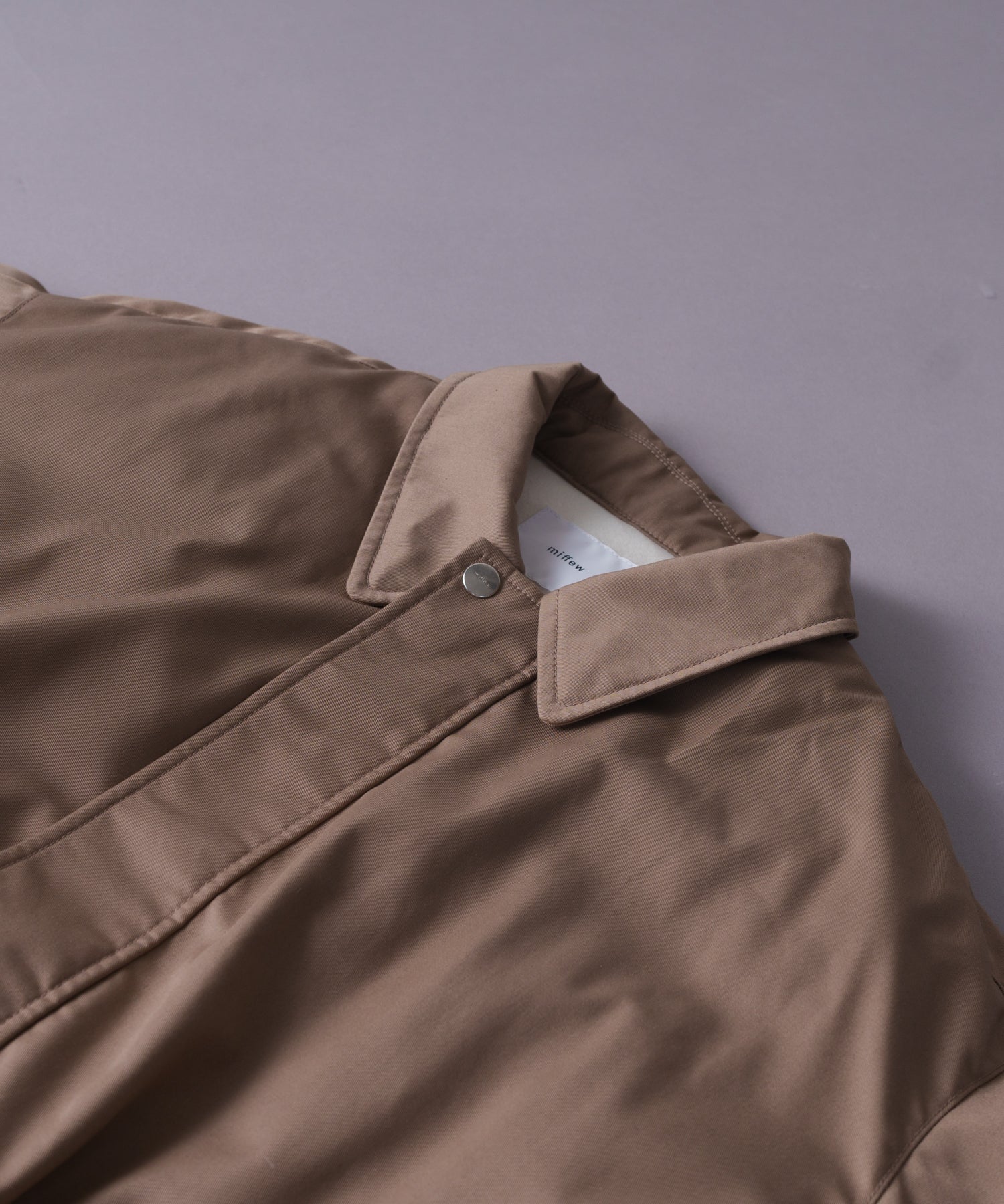 WIDE SQUARE ZIP UP DOWN JACKET / FEW25WJK5345
