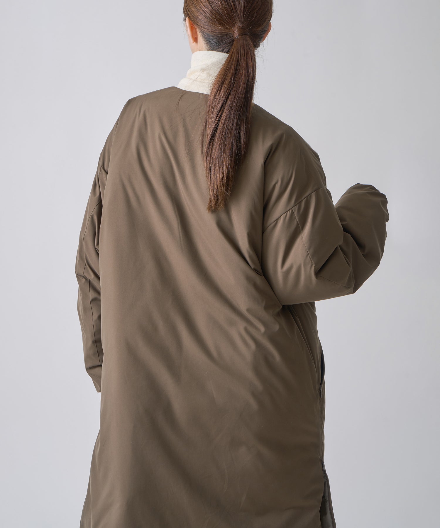 COLLARLESS DOWN COAT / FEW25WJK5347