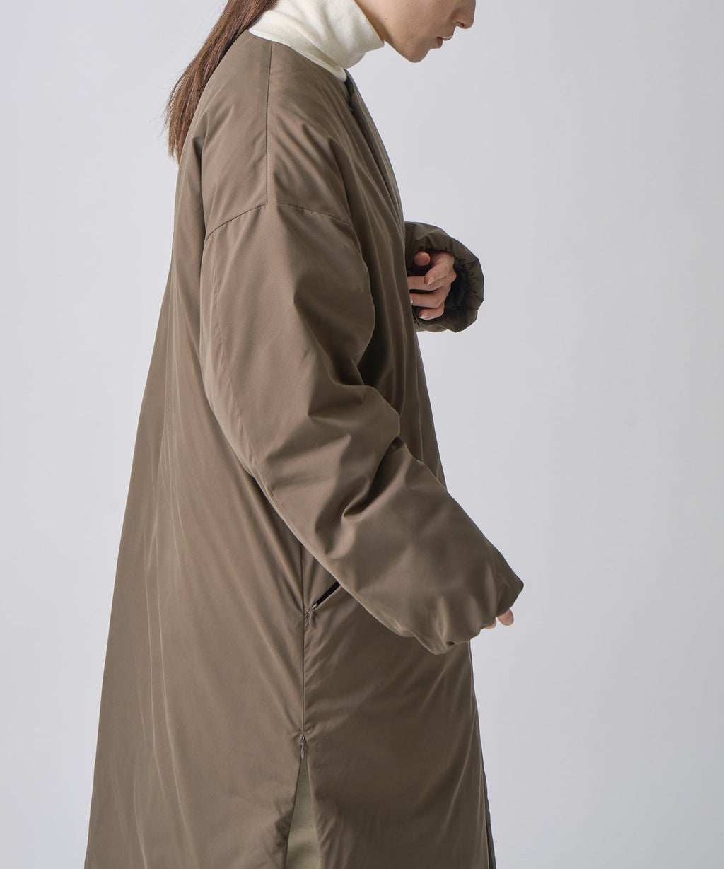 COLLARLESS DOWN COAT / FEW25WJK5347