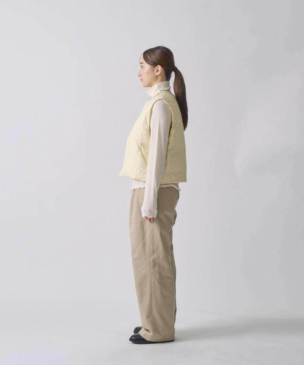 COLLARLESS DOWN VEST / FEW25WJK5351