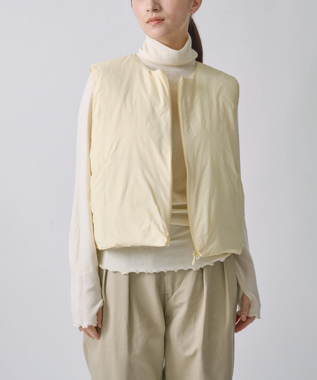 COLLARLESS DOWN VEST / FEW25WJK5351