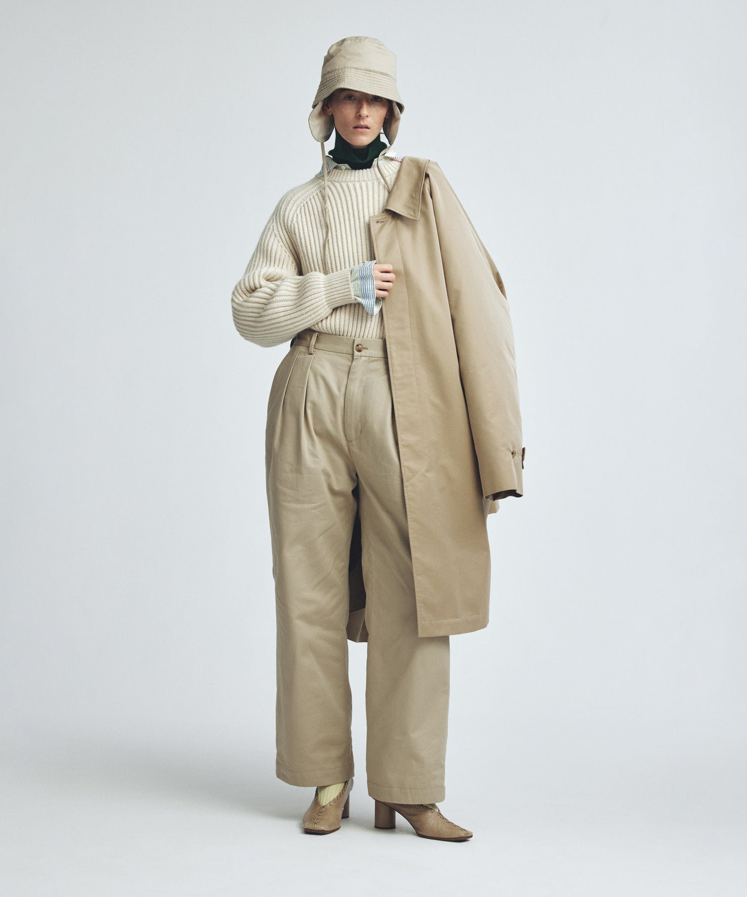 2TUCK DOWN TROUSERS / FEW25WPT5340