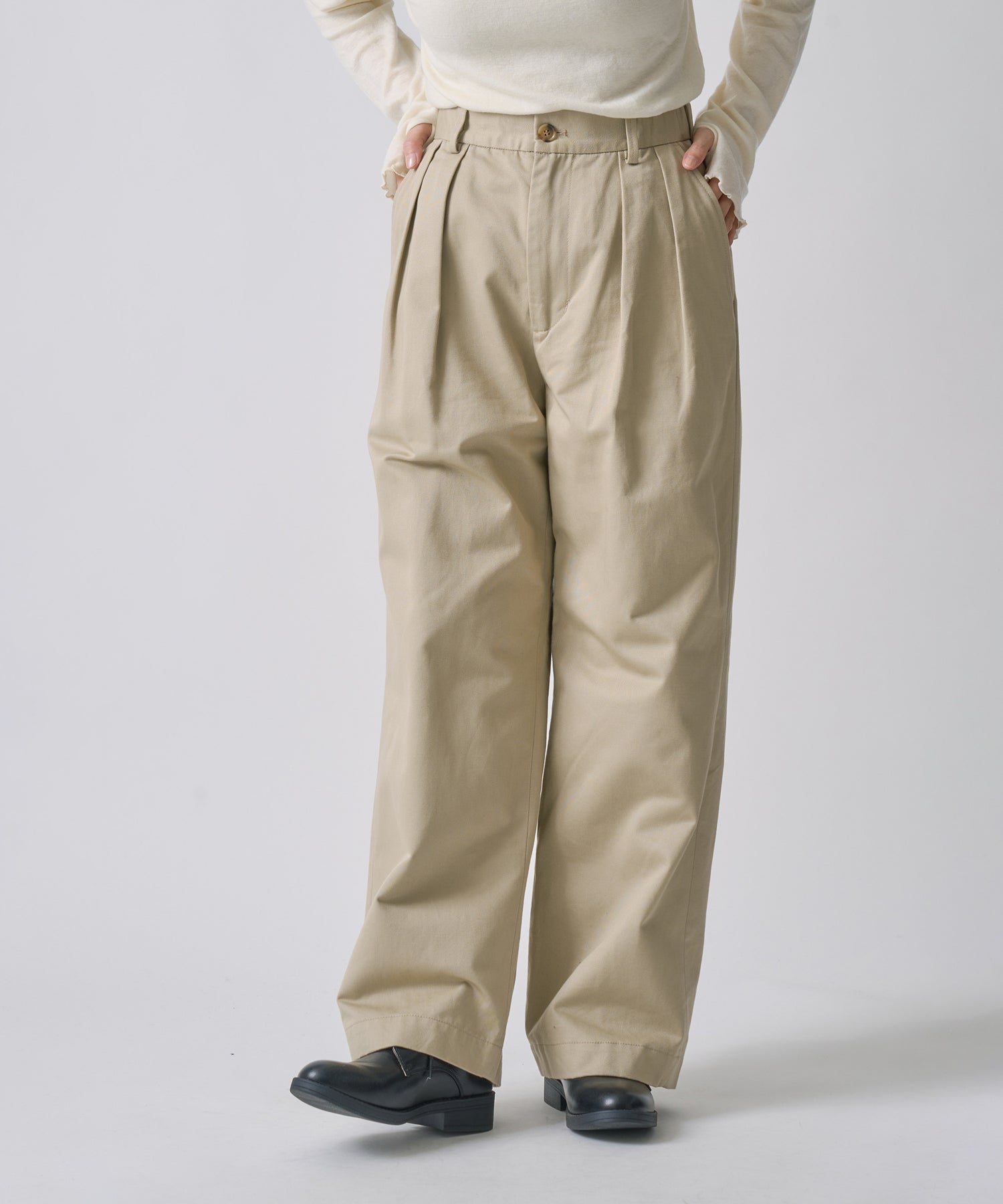2TUCK DOWN TROUSERS / FEW25WPT5340