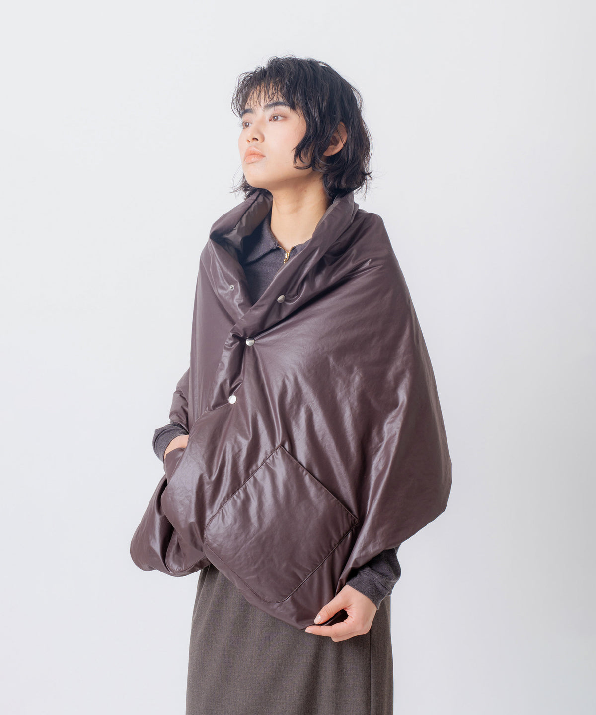 REVERSIBLE DOWN CAPE/FEW26WAC5470