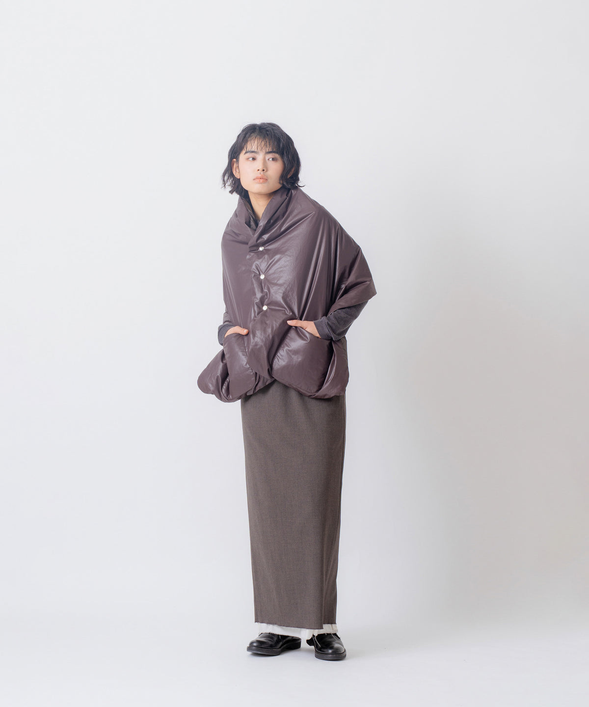 REVERSIBLE DOWN CAPE/FEW26WAC5470