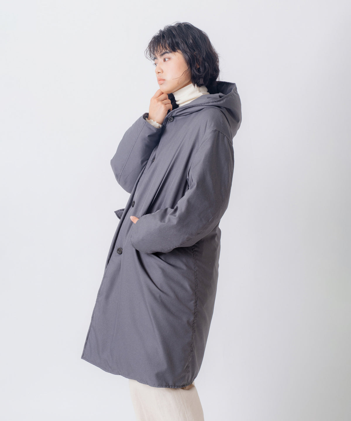 HOODED LONG DOWN COAT/FEW26WJK5460