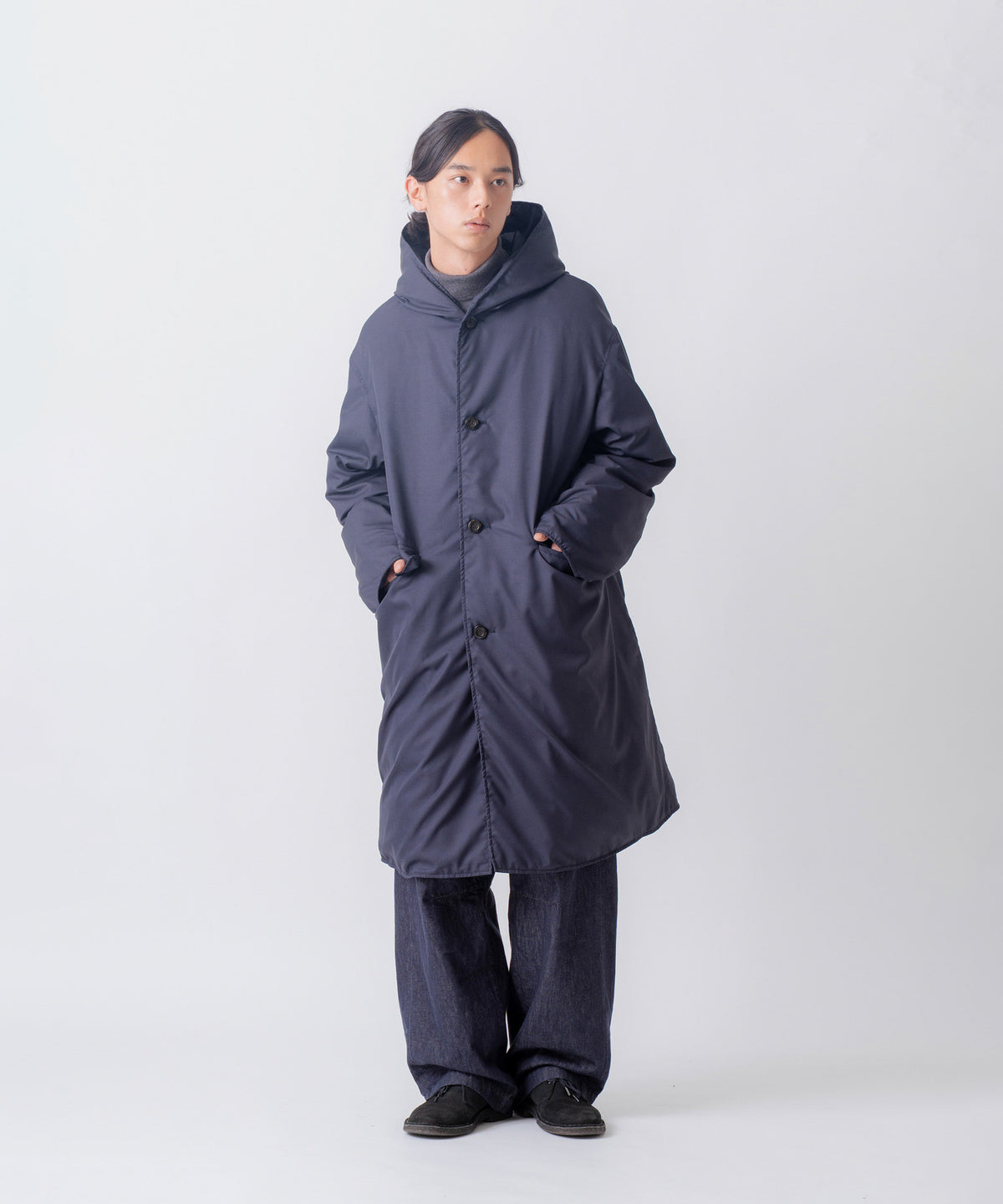 HOODED LONG DOWN COAT/FEW26WJK5460