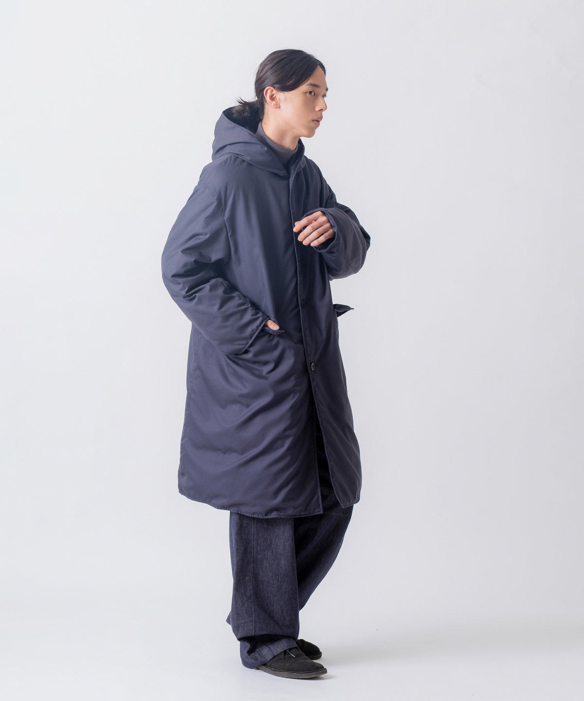 HOODED LONG DOWN COAT/FEW26WJK5460