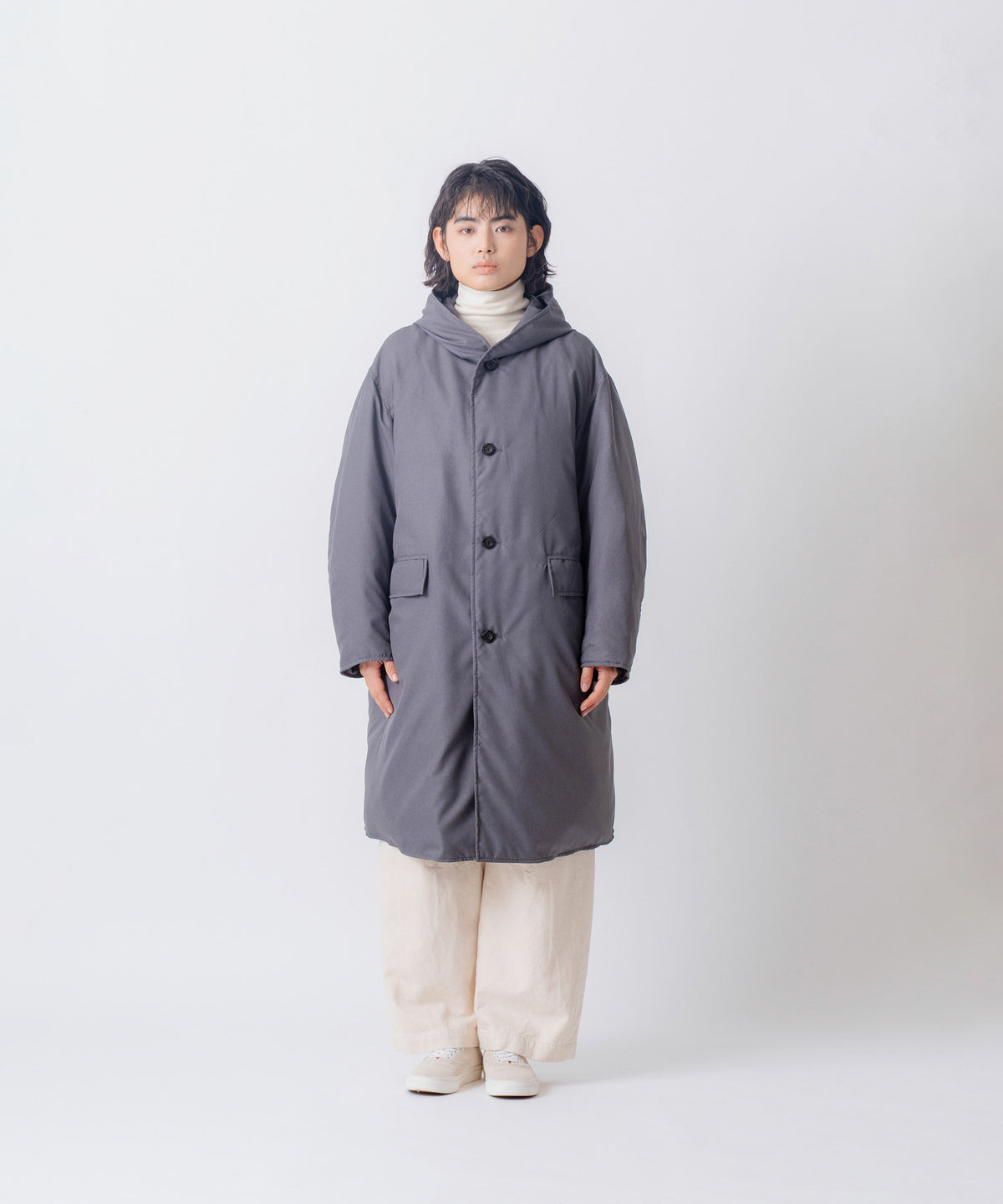 HOODED LONG DOWN COAT/FEW26WJK5460