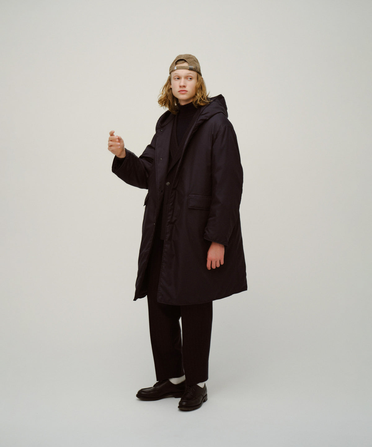 HOODED LONG DOWN COAT/FEW26WJK5460