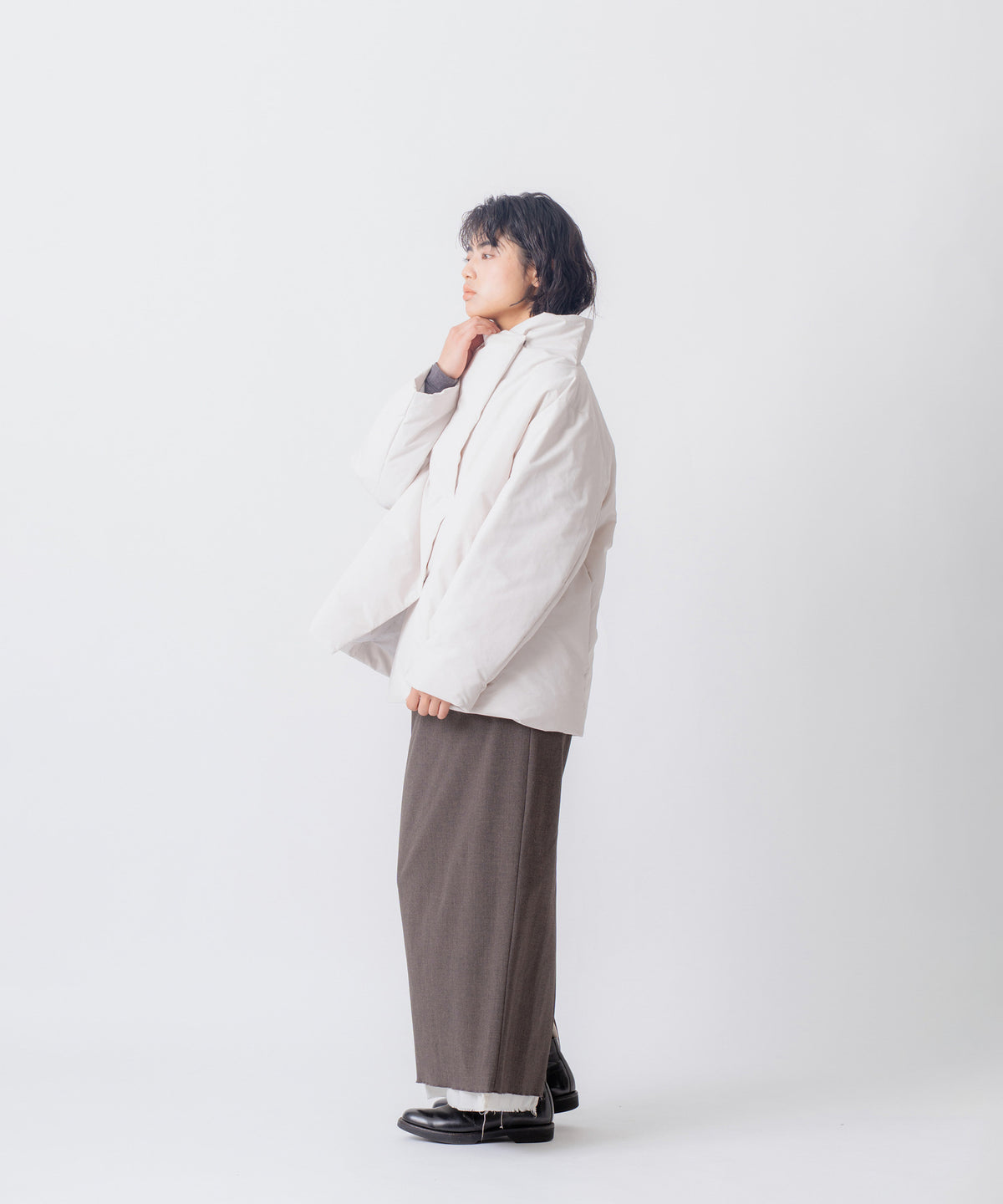 SQUARE MIDDLE DOWN COAT/FEW26WJK5465