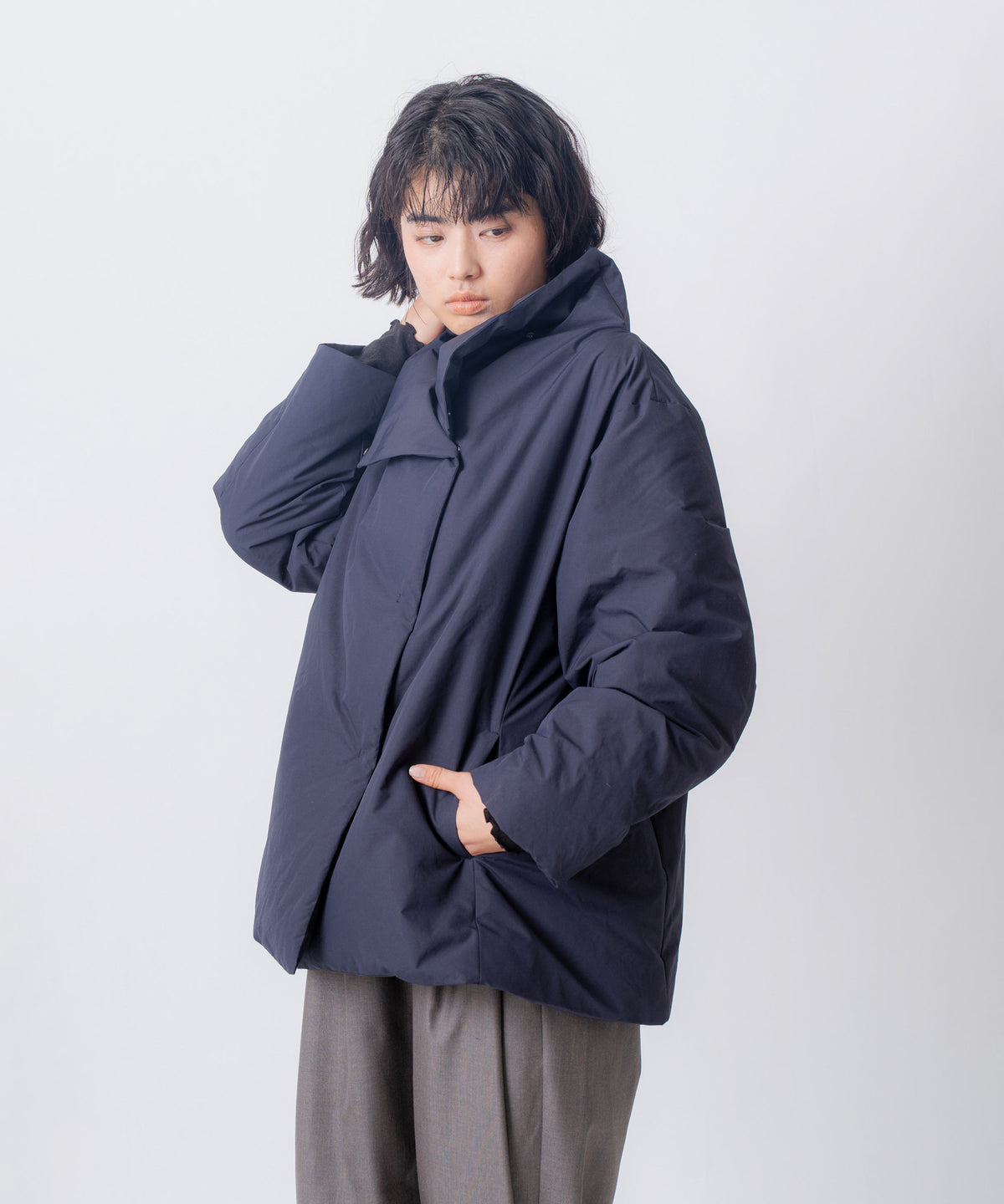 SQUARE MIDDLE DOWN COAT/FEW26WJK5465