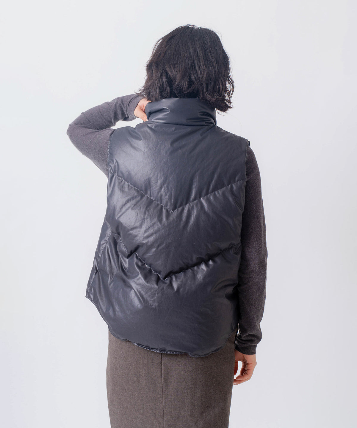STAND COLLAR DOWN VEST/FEW26WJK5469