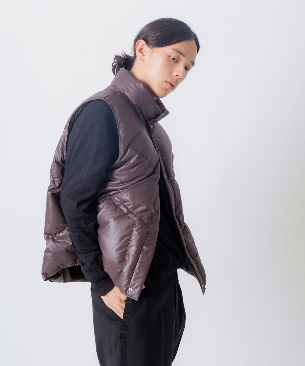 STAND COLLAR DOWN VEST/FEW26WJK5469