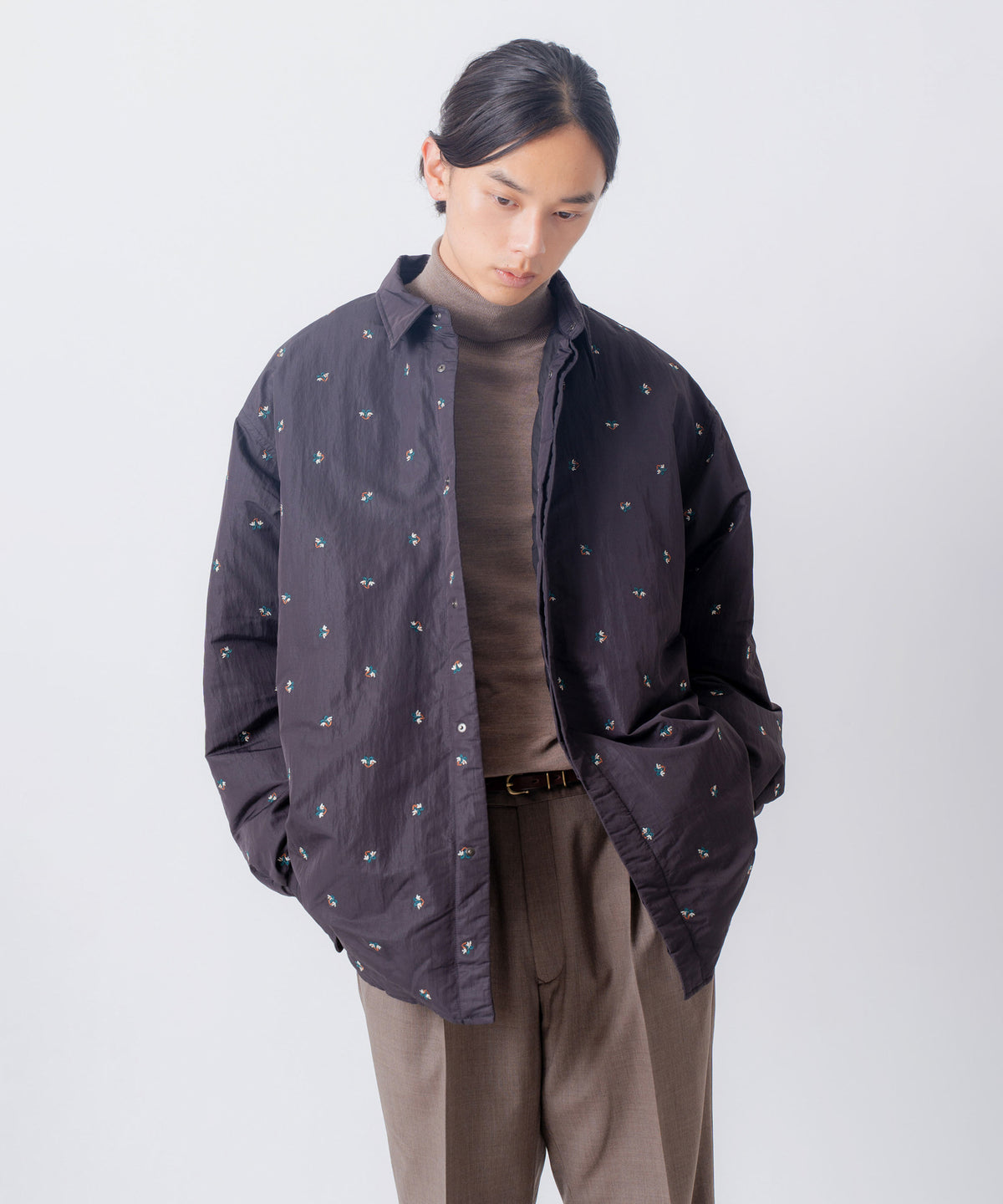 FLOWER DOWN SHIRTS JACKET/FEW26WJK5476