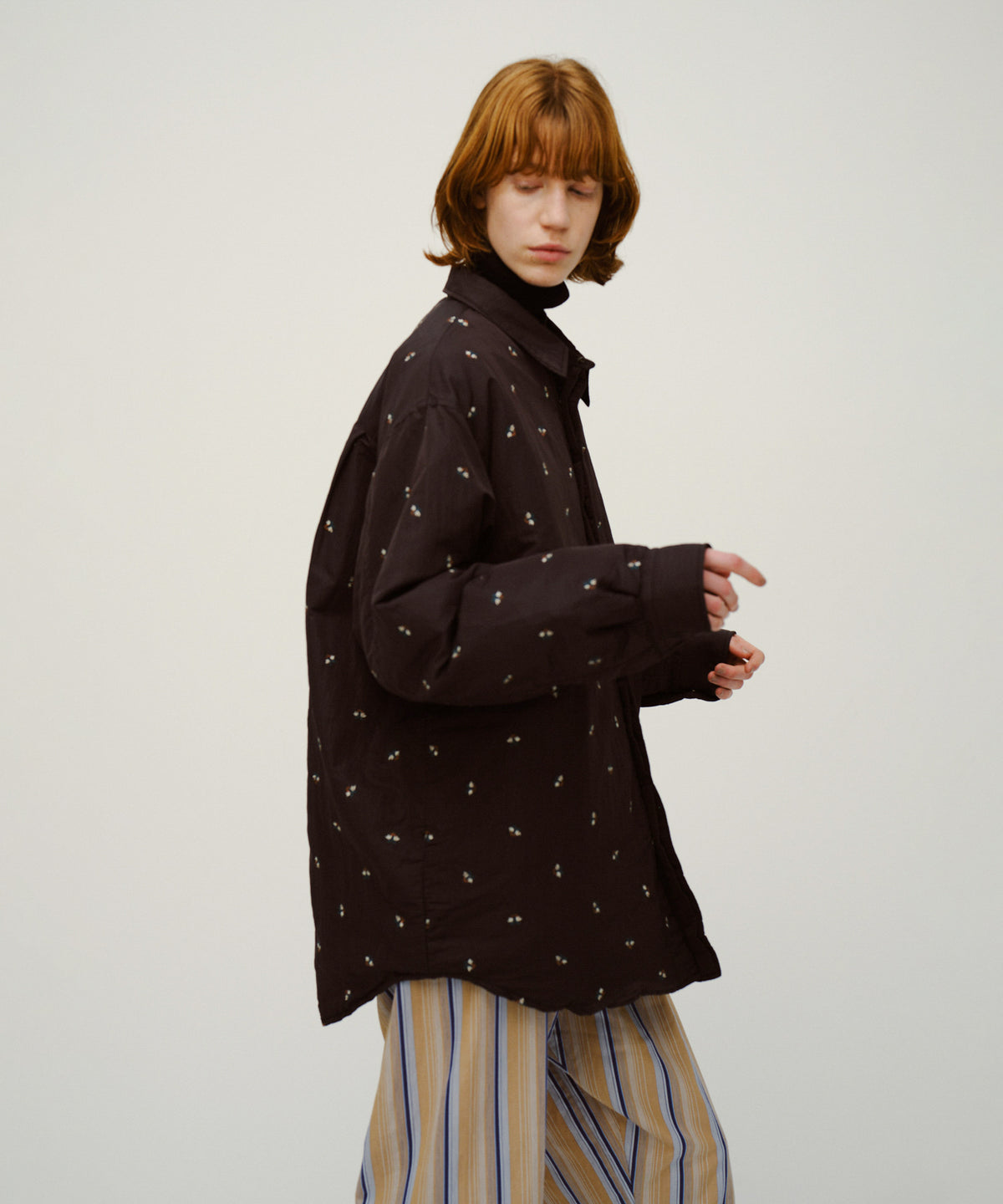 FLOWER DOWN SHIRTS JACKET/FEW26WJK5476