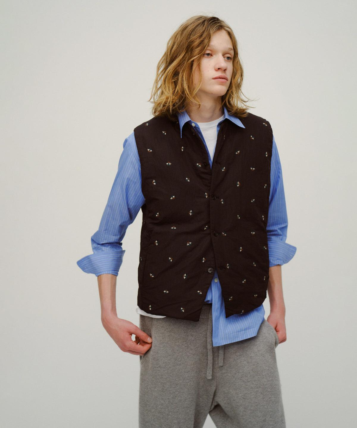 FLOWER DOWN GILET/FEW26WJK5477