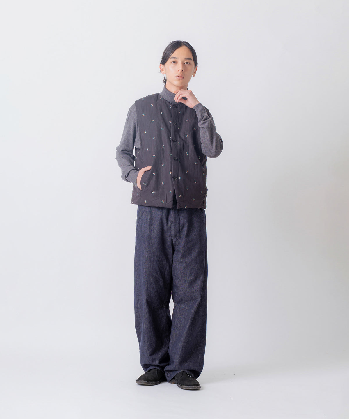 FLOWER DOWN GILET/FEW26WJK5477