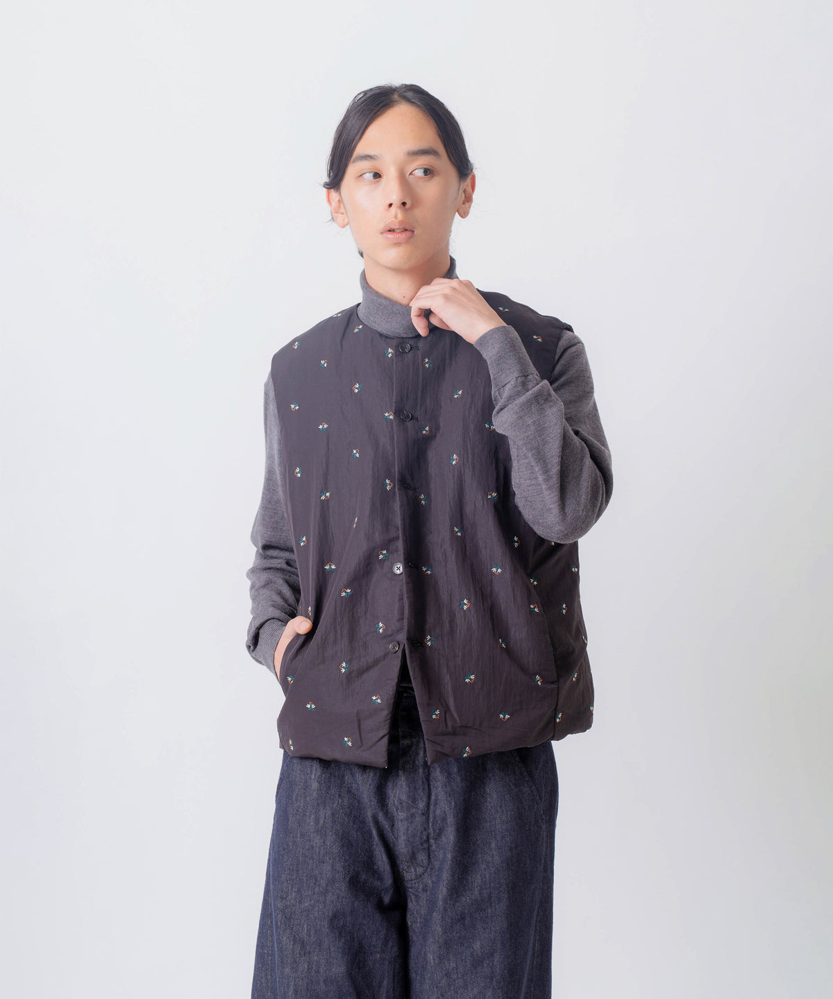 FLOWER DOWN GILET/FEW26WJK5477